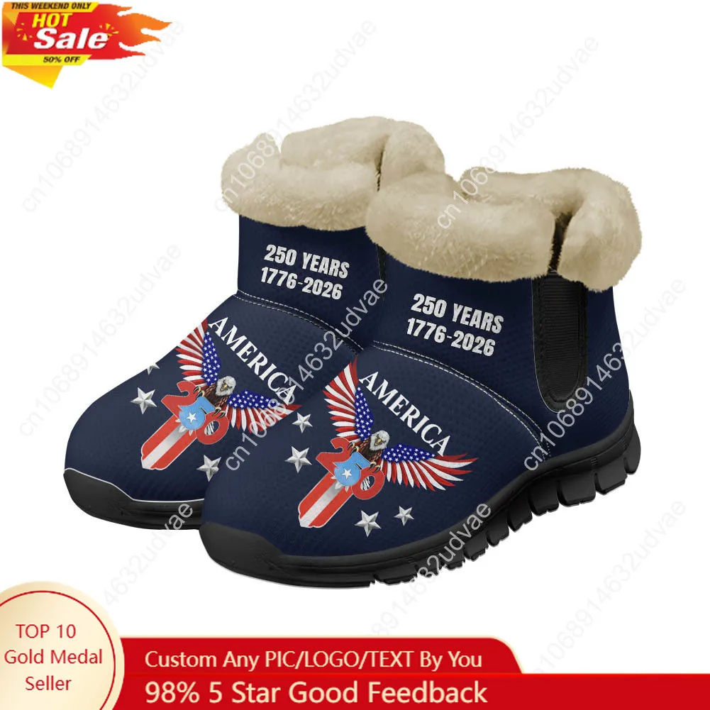 Men Shoes Sneakers - America 250th Anniversary 1776-2026 Plush Shoes