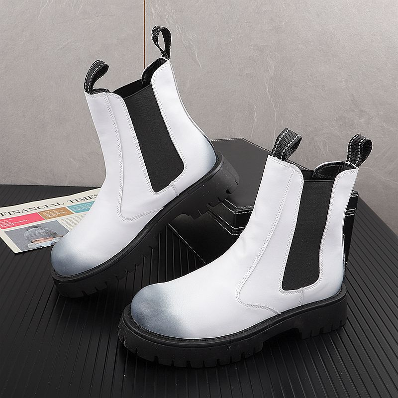 Chelsea Boots Suede - Men Luxury Fashion Genuine Leather Boots