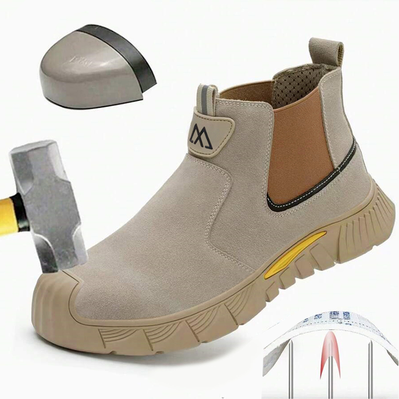 Men Shoes Sneakers - Wear Resistant Durable Steel Toe Work