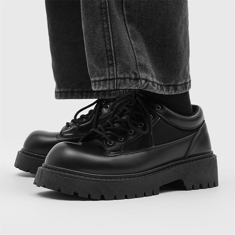 Men Shoes Office - Men British Style Casual Hidden Height