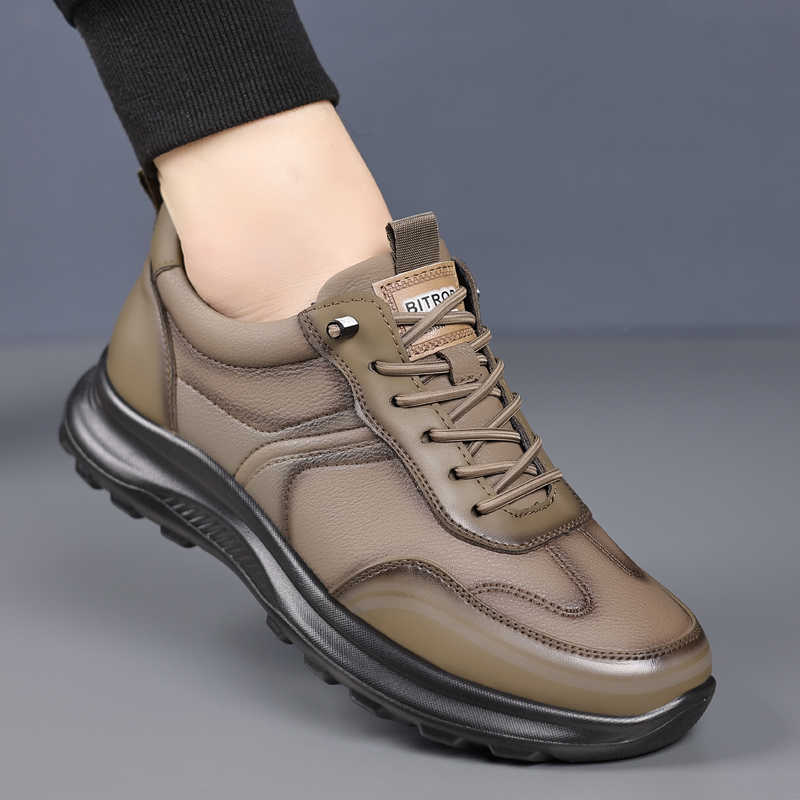 Men Shoes Sneakers - Lace-up With Ties Dressing Shoes For