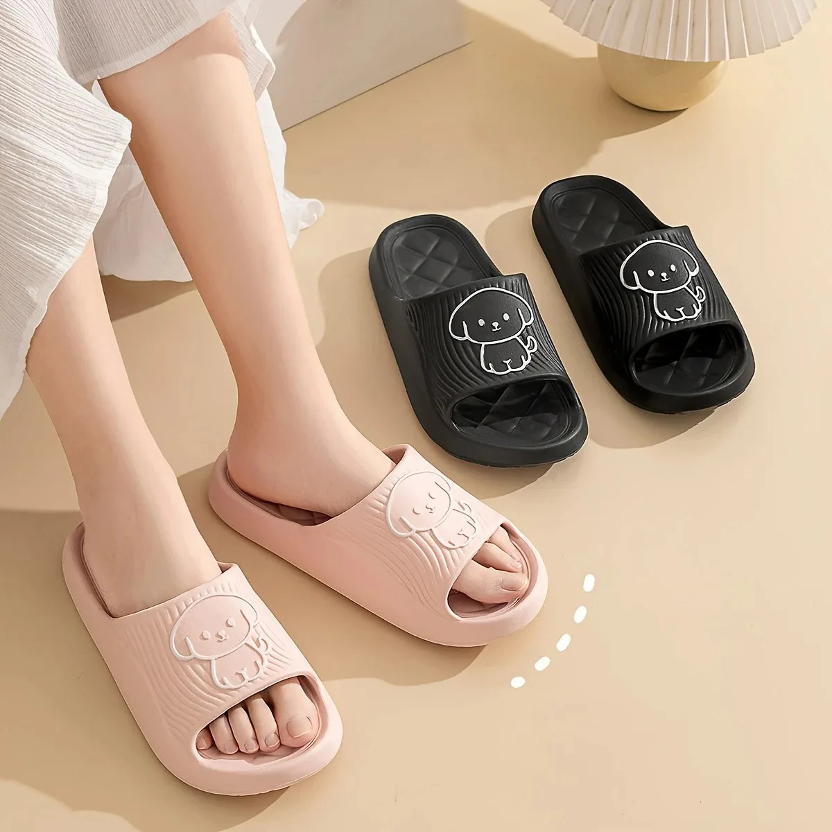 Cute Carton Slippers Bathroom  - Flip Flop Beach Men 评论和价格