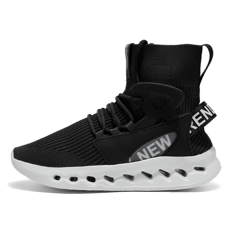 Trendy Men High Top Sock Shoes - Men'S Shoes For Running 评论和价格