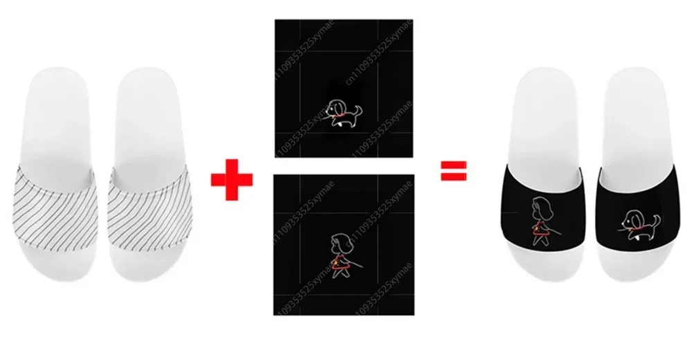 men Custom Pattern Slippers Ge - Flip Flop Beach Men 评论和价格