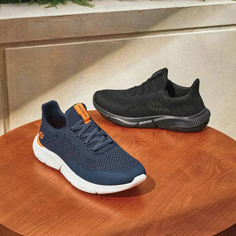 ALL SEASONS Skechers Mens  New - Men'S Shoes Navy Blue 评论和价格