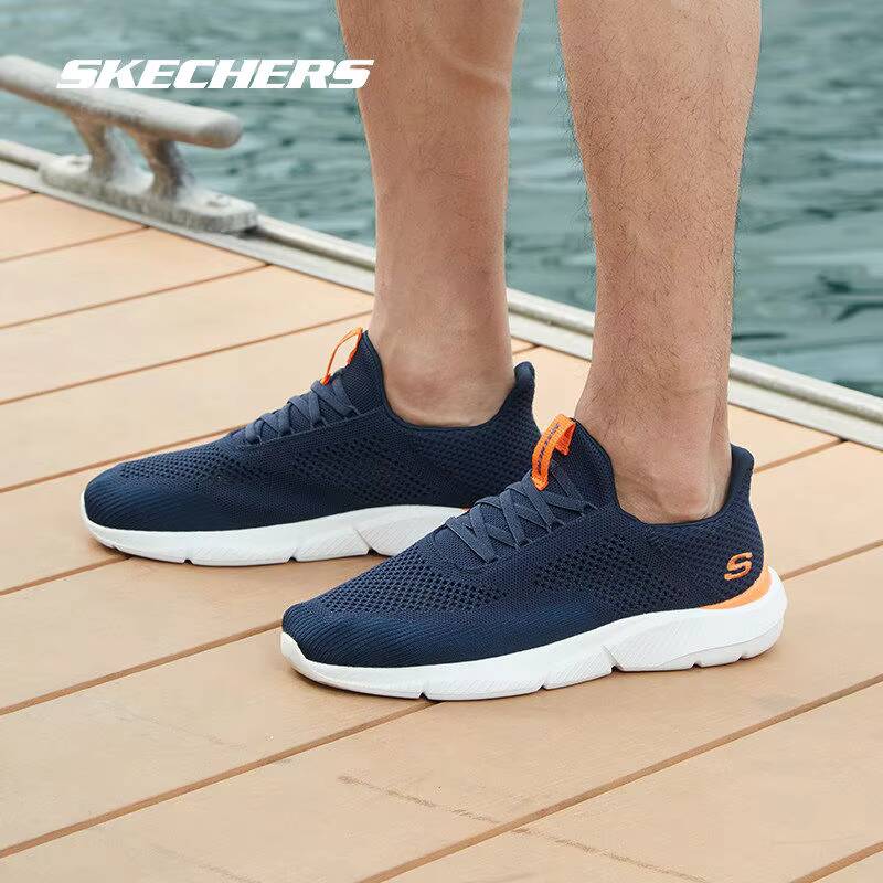 ALL SEASONS Skechers Mens  New - Men'S Shoes Navy Blue 评论和价格