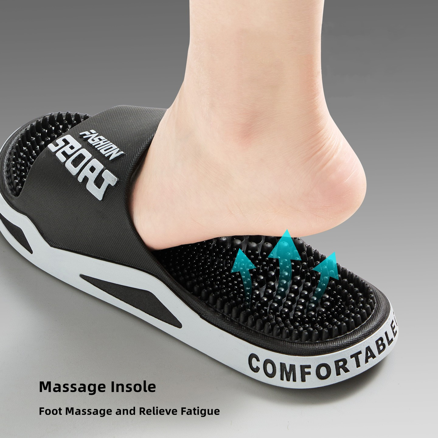 New Men Slippers Massage Slipp - Flip Flop Beach Men 评论和价格