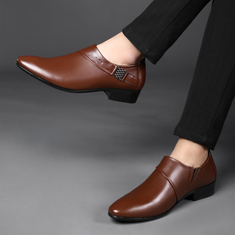 Men PU Leather Shoes Formal Dr - Men Shoes Official 评论和价格