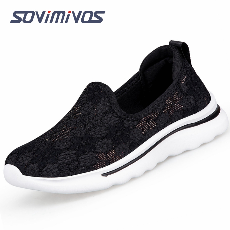 High Quality Women Flat Shoes  - Mesh Trainer Breathable 评论和价格