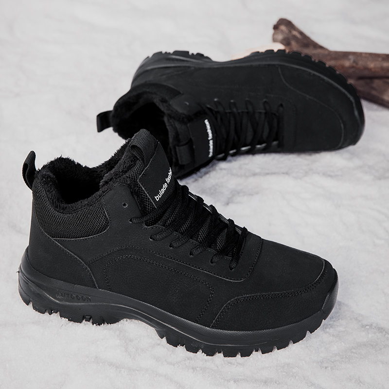 Winter Men's Boots Warm Plush  - Men Shoes Office 评论和价格