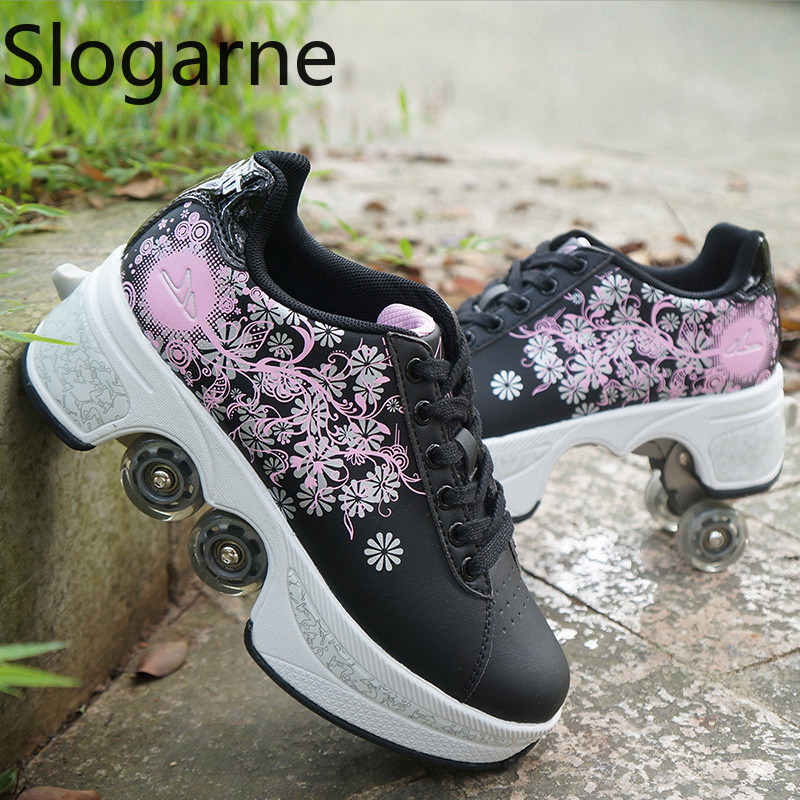 Women 4 Wheels Deformation Rol - Men'S Shoes For Running 评论和价格