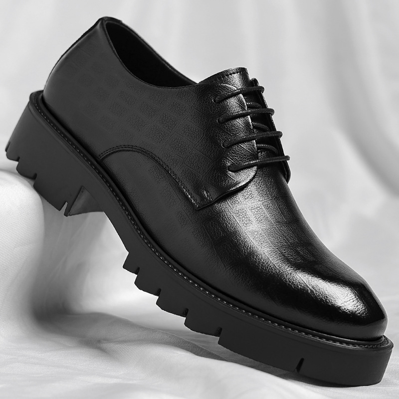 Men's Thick-Soled Low-Cut Busi - Men Shoes Official 评论和价格