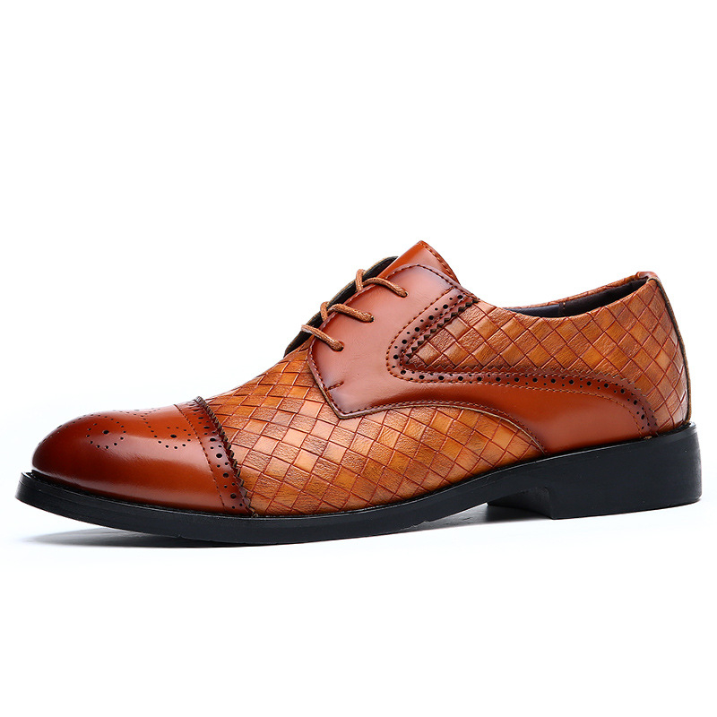 Mens Navy Blue Woven Pattern C - Men'S Shoes Navy Blue 评论和价格