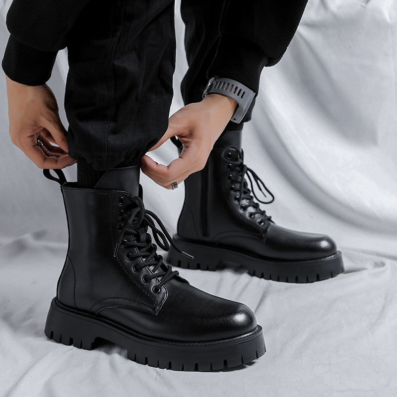 Men Luxury Fashion Genuine Lea - Chelsea Boots Suede 评论和价格