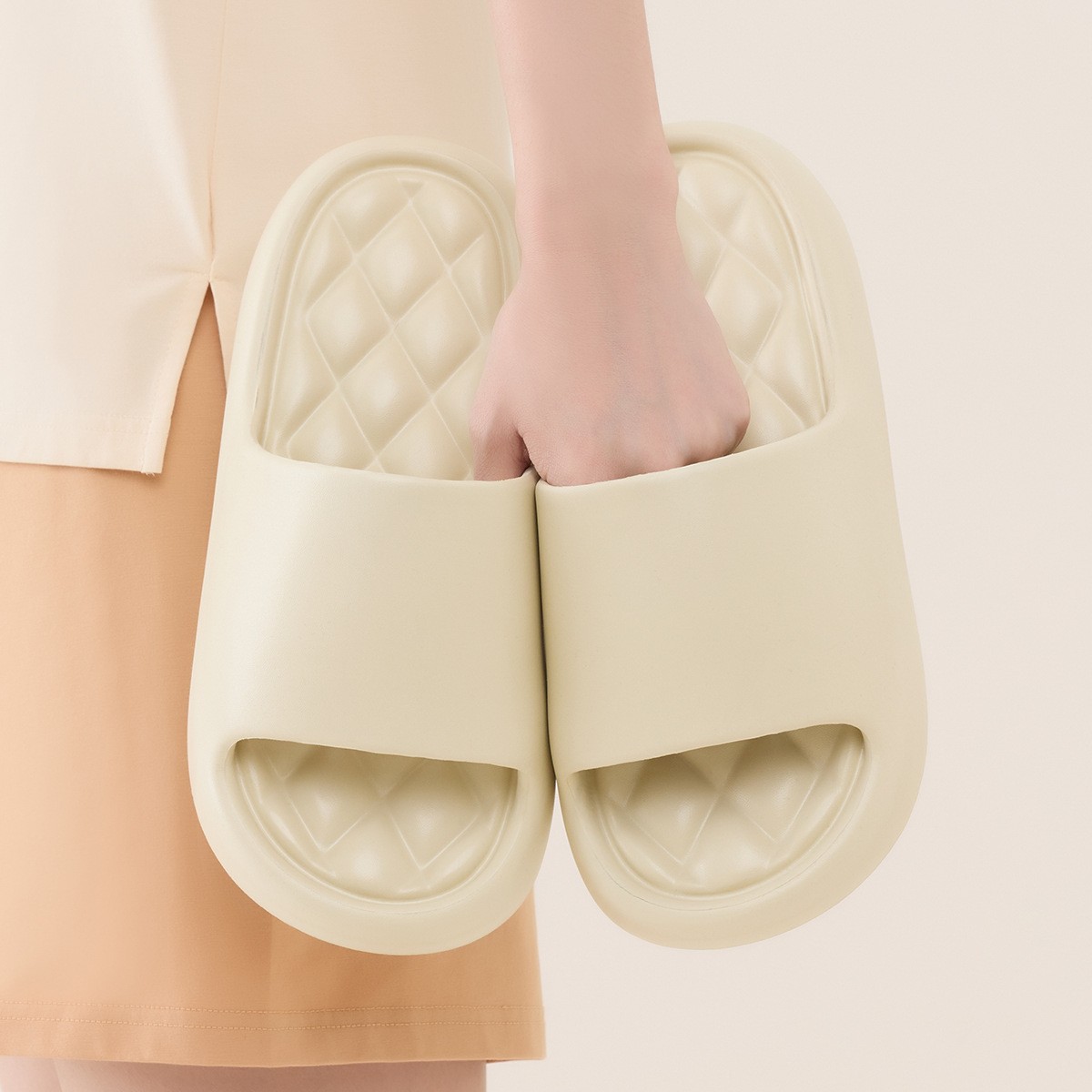 Women Summer Slippers 3.5cm Th - Flip Flop Beach Men 评论和价格