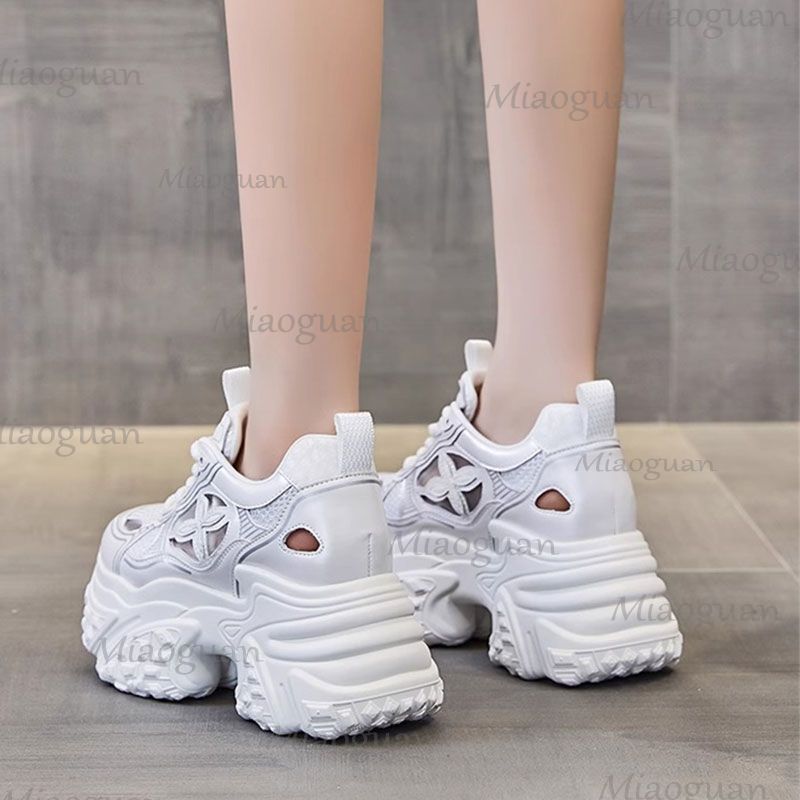 Women Fashion 7CM Platform Sne - Mesh Trainer Breathable 评论和价格