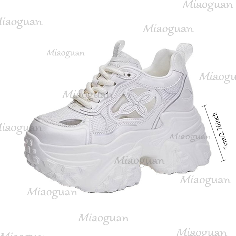 Women Fashion 7CM Platform Sne - Mesh Trainer Breathable 评论和价格
