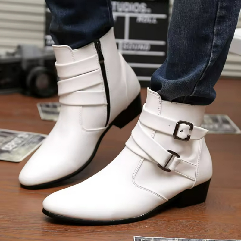Luxury Men Boots Leather Chels - Chelsea Boots Suede 评论和价格