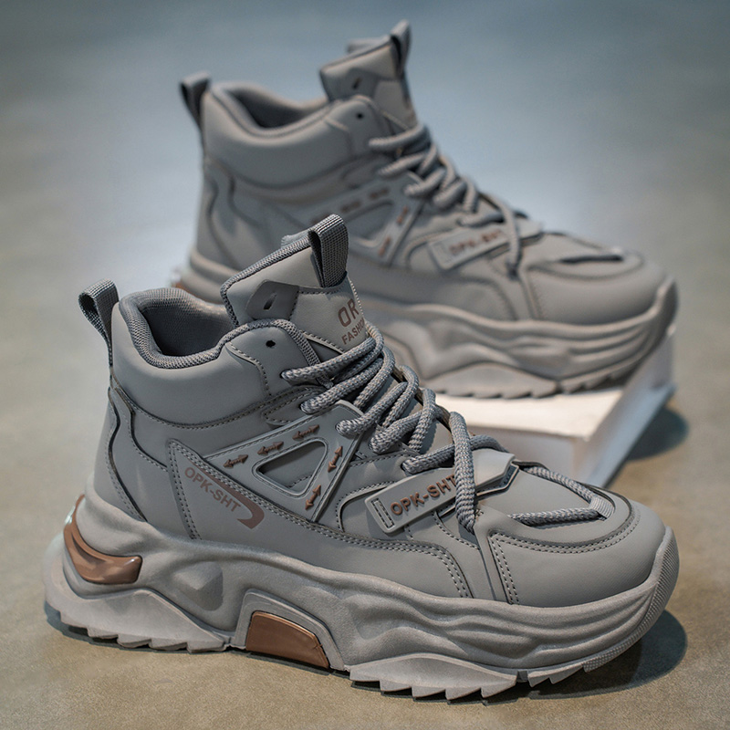 High Top Breathable Anti Slip  - Men'S Shoes For Running 评论和价格