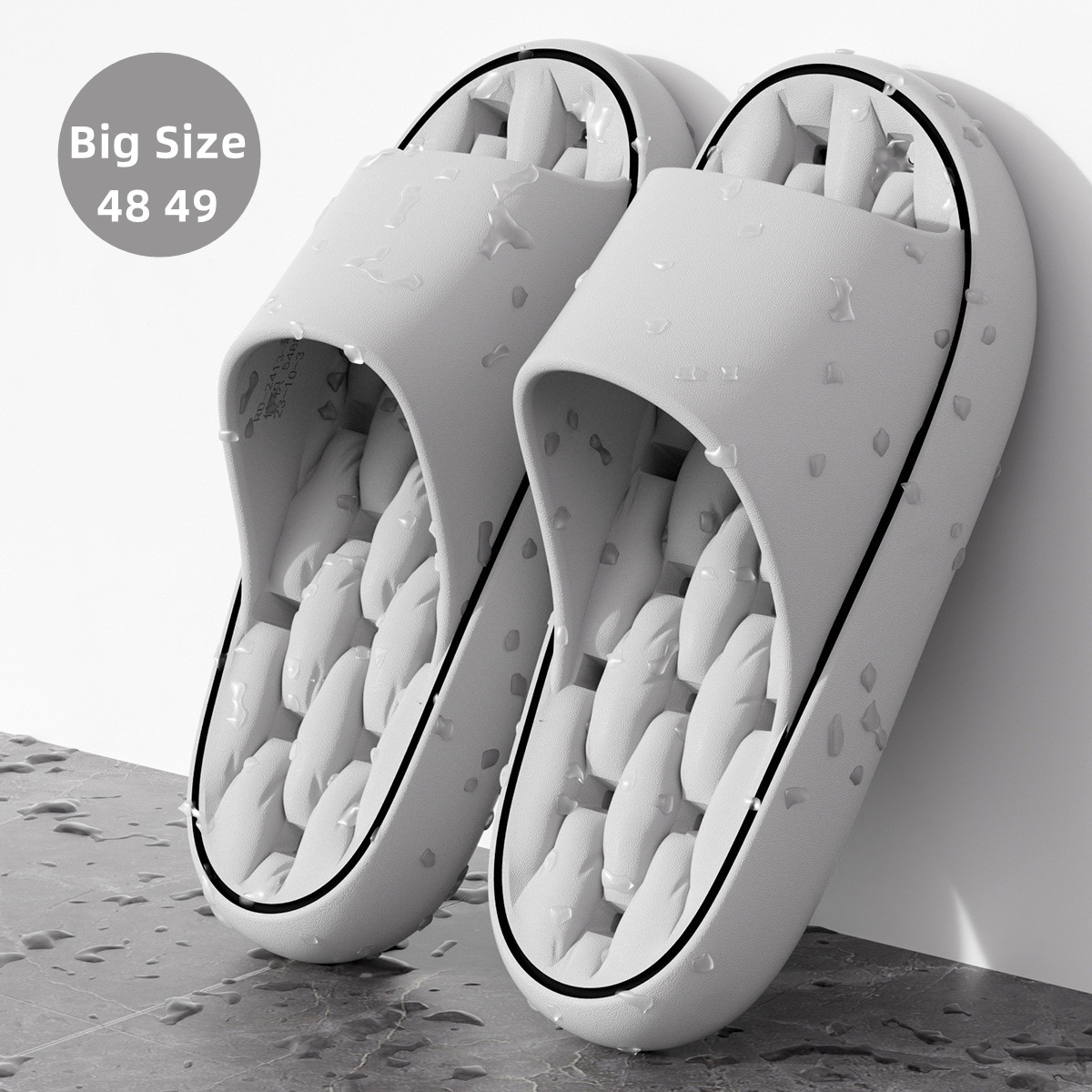 Big Size 48 49 Bathroom Slippe - Flip Flop Beach Men 评论和价格