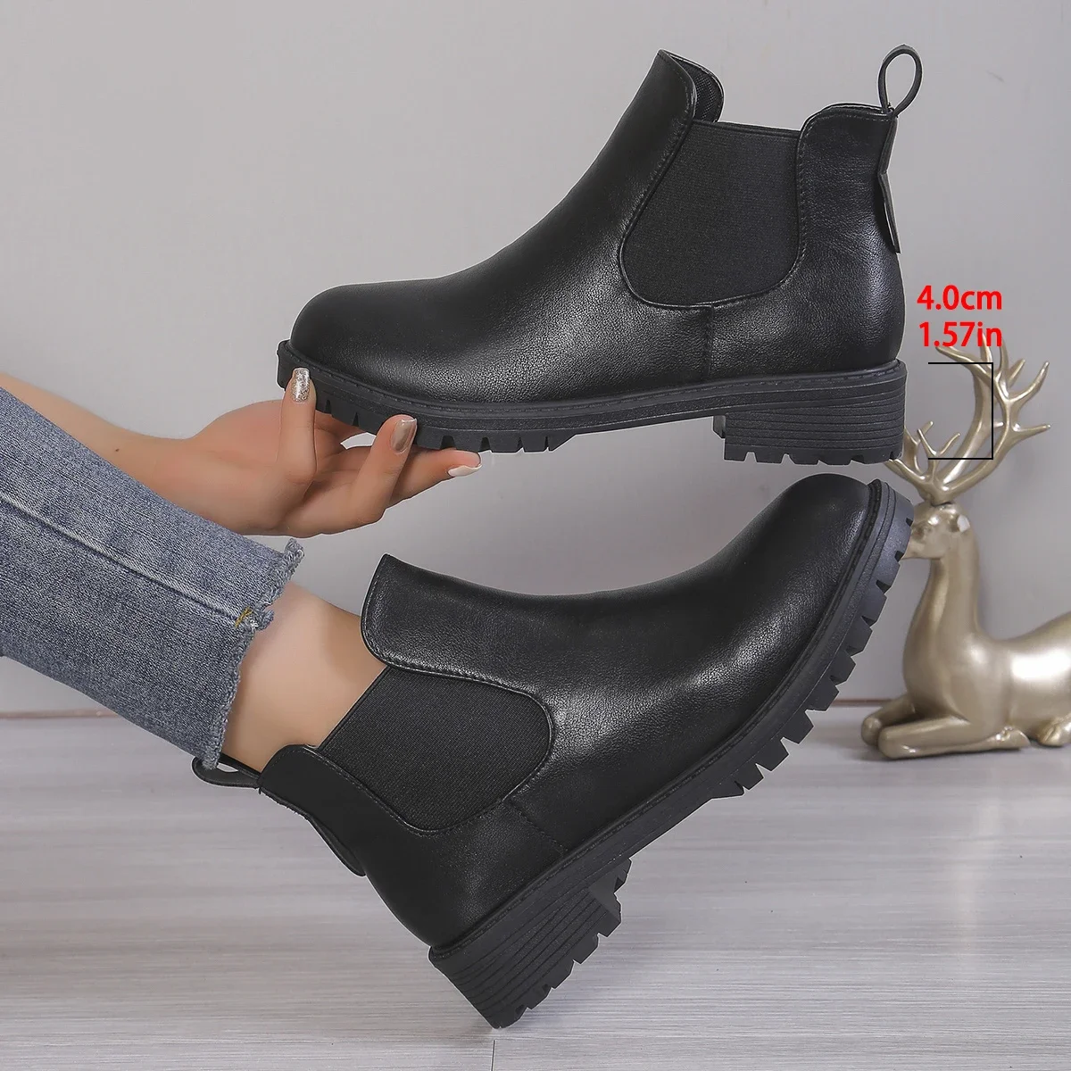 Women's Casual Chelsea Ankle B - Chelsea Boots Suede 评论和价格