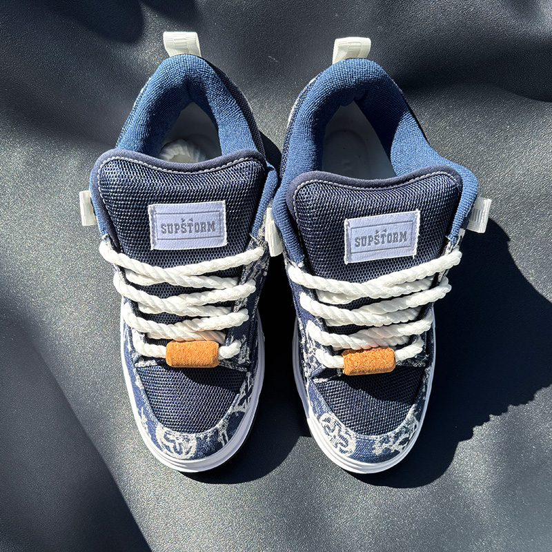 New Style Navy Blue Printed Lo - Men'S Shoes Navy Blue 评论和价格