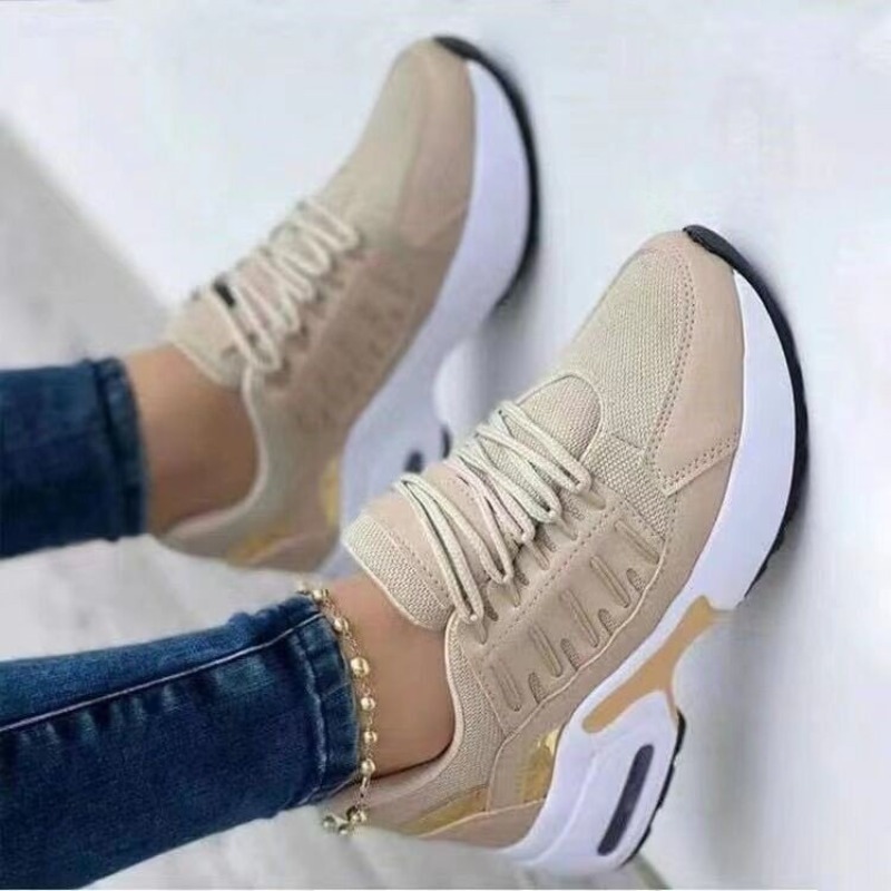 Womens Fashion Sneaker Platfor - Mesh Trainer Breathable 评论和价格