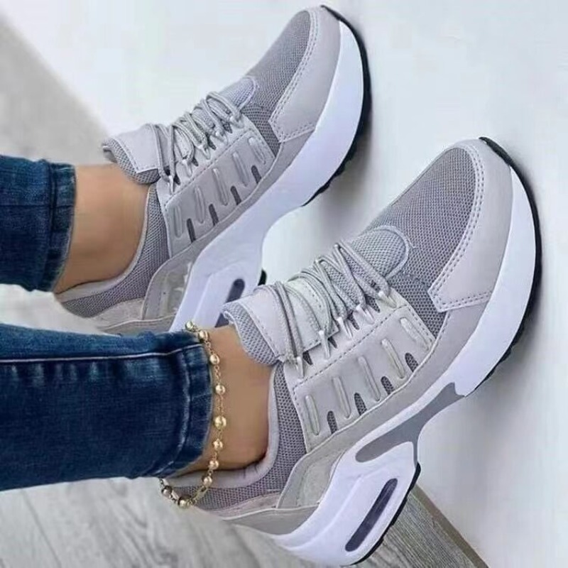 Womens Fashion Sneaker Platfor - Mesh Trainer Breathable 评论和价格