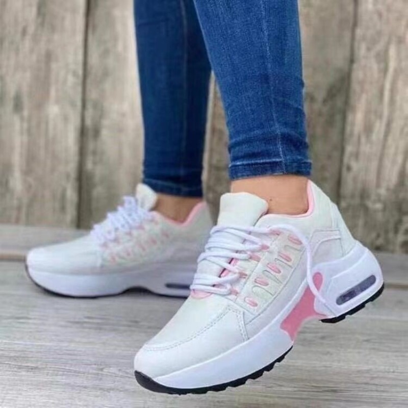 Womens Fashion Sneaker Platfor - Mesh Trainer Breathable 评论和价格