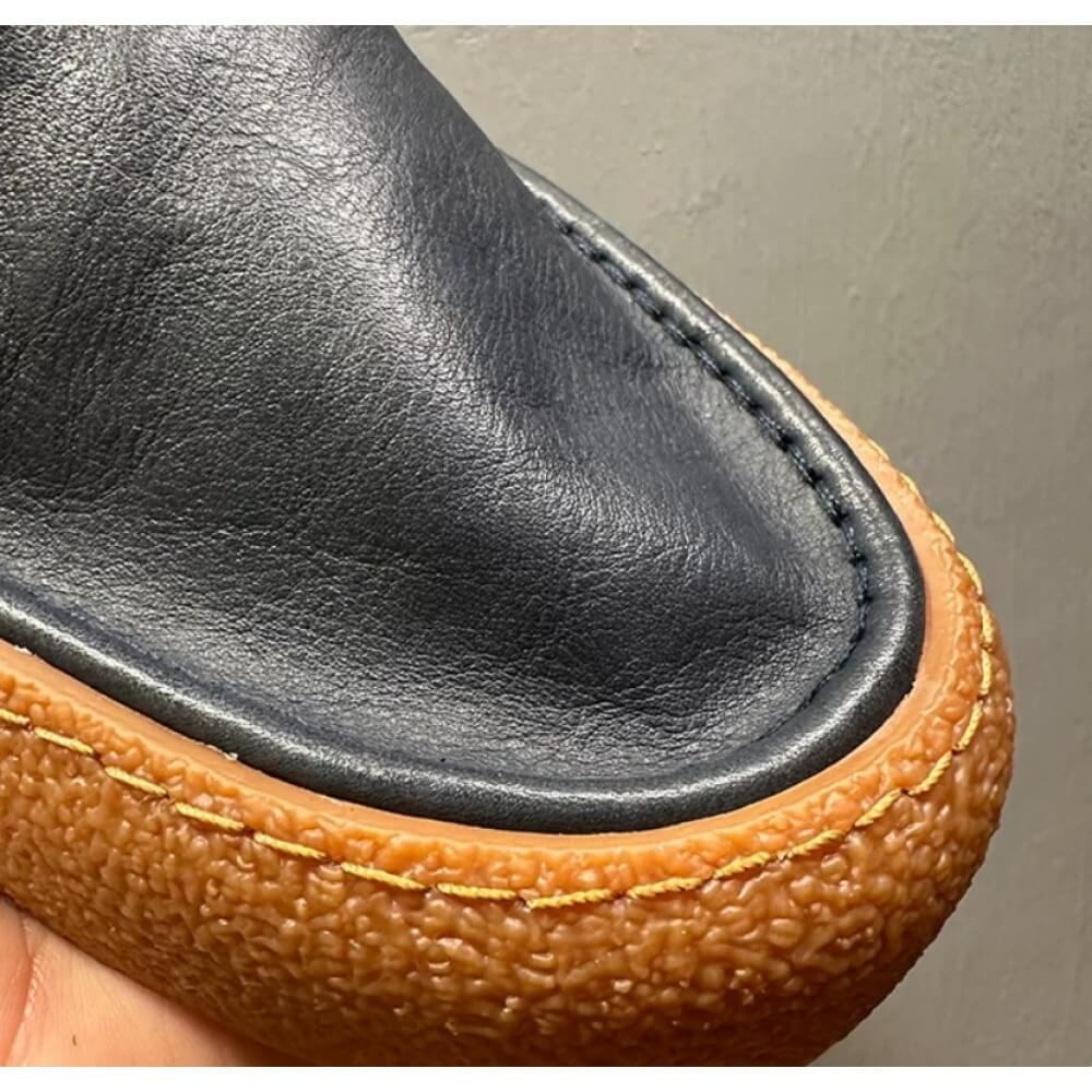 Navy Blue Leather  Loafers, wi - Men'S Shoes Navy Blue 评论和价格
