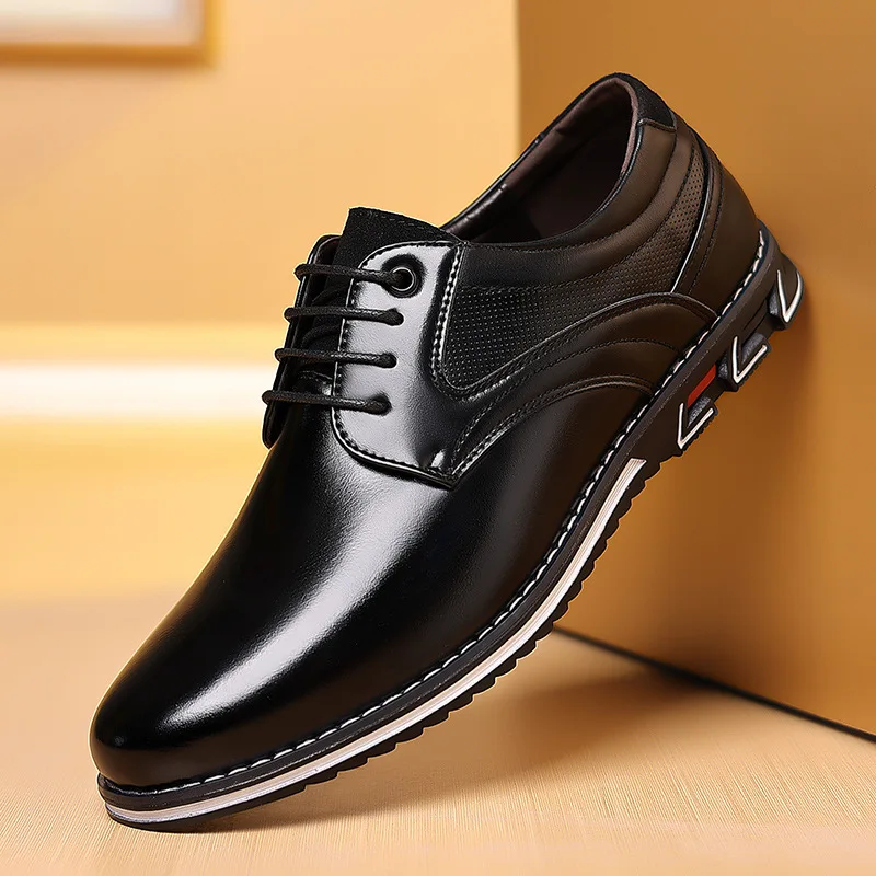 Retro Men Business Leather Sho - Men Shoes Official 评论和价格
