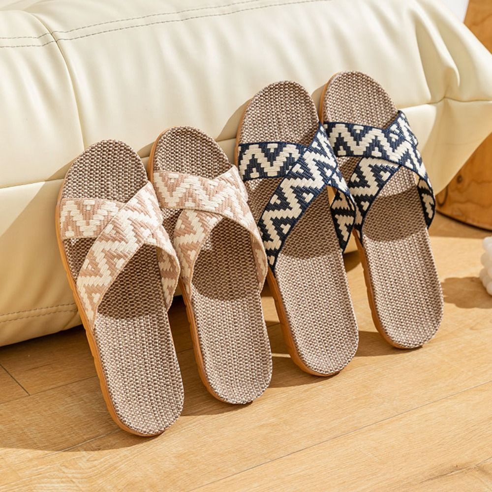 Fashion Ethnic Style Linen Cro - Men'S Shoes In Style 评论和价格
